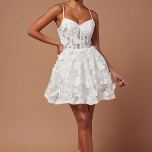 💋AKIRA HEIDI EMBROIDERED CORSET MINIDRESS!!!